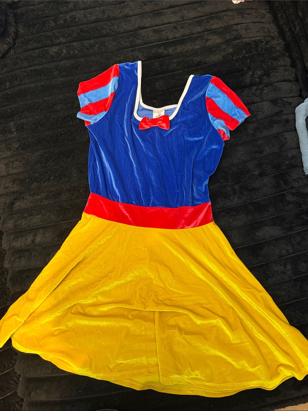 Spirit Blue, Red & Yellow Superhero Dress